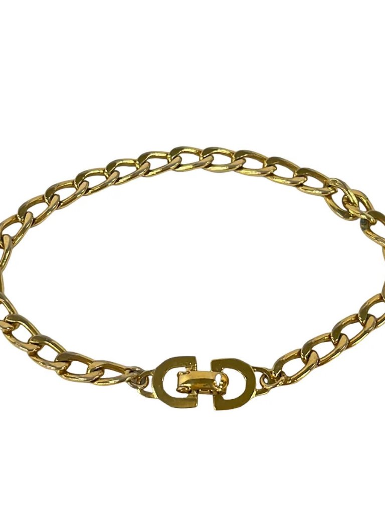 Share Dior/Christiandior Gold Hardware Bracelet